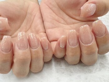 プリル ネイルアンドアイラッシュ 御幸ヶ原店(Puril NAIL&EYELASHES)/キラキラワンカラー