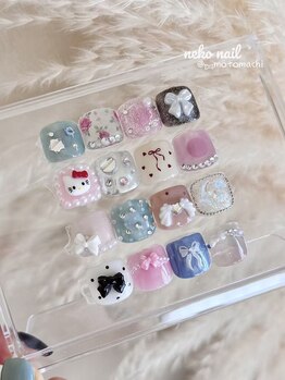 ネコ(Neko)/ワンホン定額 フットネイル