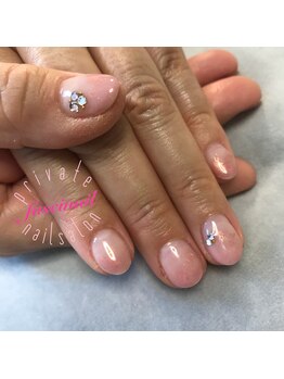 グラデーション×ホイルネイル