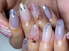 デザインネイル10870円