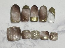 ネイルサロン 爪/秋冬ネイル