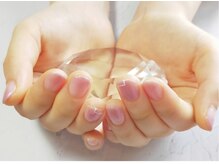 フレイムス アイラッシュ アンド ネイル(FRAMES)/ニュアンスピンク×ラインアート