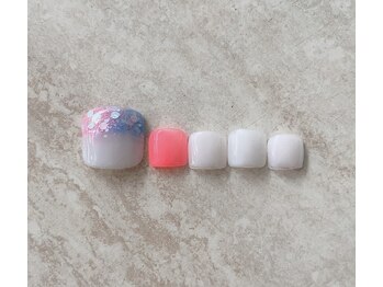 ネイルファクトリー 横浜ベイクォーター店/【Foot】デザイン¥8550