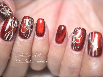 お正月ネイル持ち込みデザイン♪