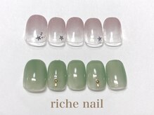 リッシュネイル 新百合ヶ丘店(riche nail)/シンプルアートコース