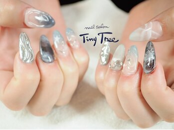 タイニーツリー(Tiny Tree)/スカルプアートニュアンスネイル