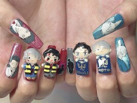 新宿３dネイル 鬼太郎ネイル
