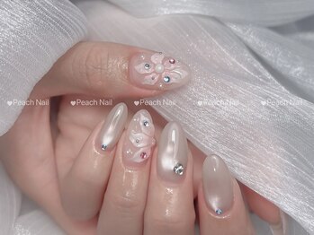 ピーチネイル 大塚(Peach Nail)/ゴージャスx3Dフラワー