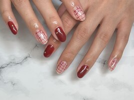 チェックネイル