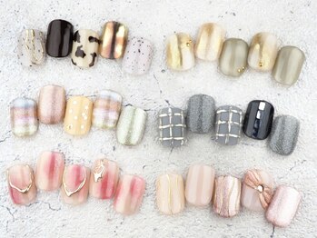 マハロネイルサロン 川崎店(mahalo)の写真/お洒落上級者さん必見！トレンドの韓国風デザインが登場☆ぴったりのアートをご提案させていただきます♪