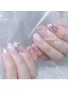 パラジェルミラーリボンネイル