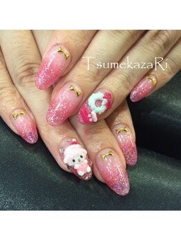 ツメカザリ 西金沢店(TsumekazaRi)/X`masバージョンのピアノちゃん