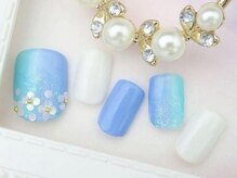 ネイルズガッシュ 大森駅前店(NAILs GUSH)/＊ホロ花グラデーション＊