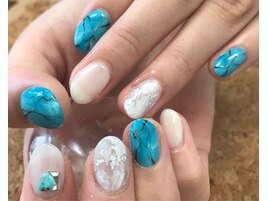 大理石ネイル