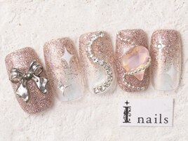 リボンハートチェーン