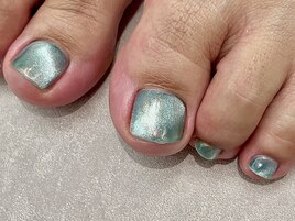 夏色マグネットネイル