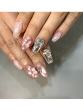 ネイルサロン ヴァレンタイン(nailsalon Valentine)/選べるアートのワンホンネイル