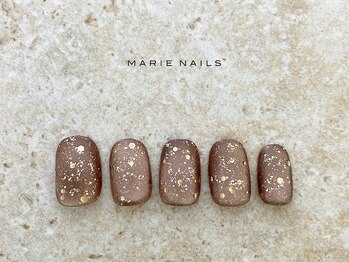 マリー ネイルズアンドラッシュアート モザイクモール港北店(MARIE NAILS & LASH ART)/定額￥8800 マグネット 0424a