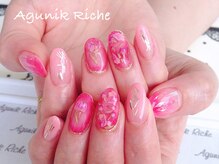 アグニークリッシェ(Agunik Riche)/【押し花ネイル】