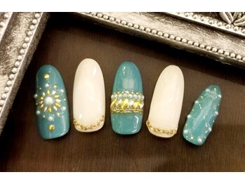 ネイルギャラリーアヴァン(NAIL GALLERY Avant)/トレンド★ヴィンテージ風ネイル