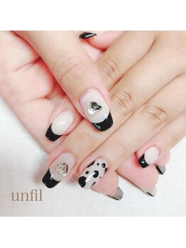 フレンチ＆アニマルネイル