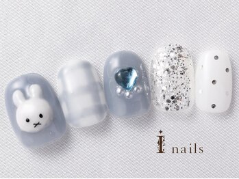 アイネイルズ 大宮店(Ｉ nails)/ウサギアート　