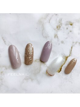 フィールネイル 天神橋店(feel nail)/くすみカラー/パウダー