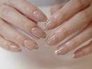 ミラーフレンチネイル