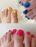 【フットネイル】ワンカラー又はグラデーションネイル¥7000→¥6000