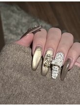 ツイード＊リボン/スカルプ