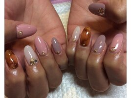 ～シンプル秋ネイル～