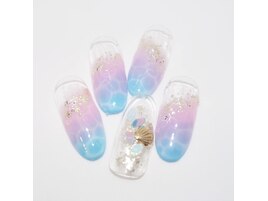 夏ネイル×ドロップネイル