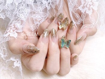 グリーム(GREEM)/ちょうちょネイル