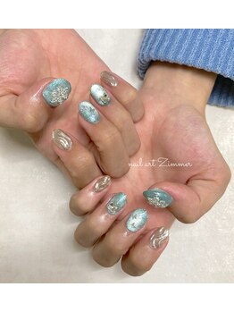 ネイルアート ジマー/90minart コース¥9960
