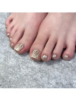 ハナネイル(HANA nail)/りな フット/親指アート
