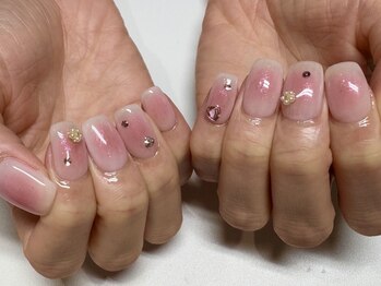 フルール(Fleur)の写真/【四ツ橋駅3分/西大橋駅2分】オフィスシンプル/可愛い盛り映えネイル/メンズ/フット