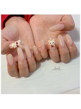 ハヌル(haneul.)/クマ3Dネイル【オーダーパーツ】