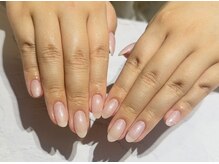 ワンカラーコース/ラメグラ/初回 hand¥4400～/ footオフ込み¥4500/美フォルム形成+αでワンカラーに差を