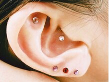 ベストボディー スリム スリム 新潟店/スワロフスキー耳つぼジュエリー