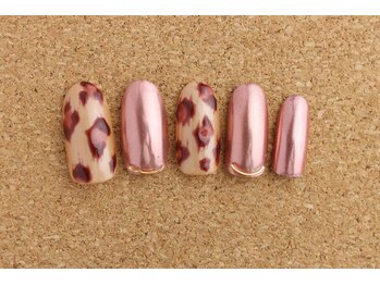 ネイルサロン ブランロール 白金店(Nail Salon Blanl'or)/アニマル×ミラー