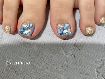 ネイル カノア(Nail Kanoa)/デザインフット　7000円