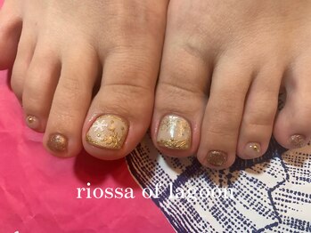 リオッサ オブ ラグーン(RIOSSA of Lagoon)/雪の結晶×ラメ