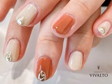 ワールド ビューティ ヴィヴァルト 宝塚店(WORLD BEAUTY VIVALTO)/秋ネイル/ミラー