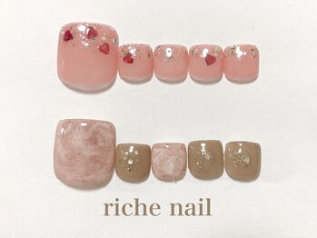 リッシュネイル 新百合ヶ丘店(riche nail)/Foot定額コース