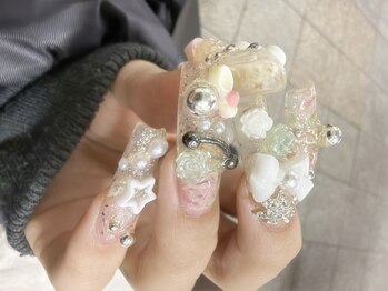 NURSTEL【ヌルステル】韓国直輸入ジェル&パーツつけ放題/フィルイン長さだしの写真/持ち込みデザイン/お任せ/ニュアンス/パーツつけ放題メニューご用意。丁寧なカウンセリングで理想お手元に