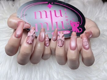 ミュウミュウ(miumiu)/マット十字架ネイル