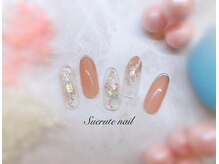 スエルテ ネイルサロン 北千住店/クリア×シェルネイル　¥8000