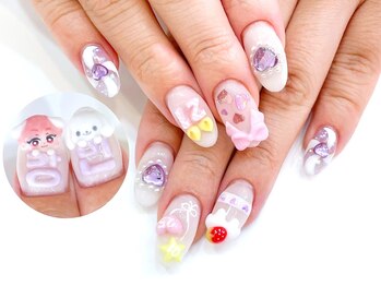 ネイルコレクション ピンク(Nail Collection Pink)/推しネイル♪VERIVERY★カンミン