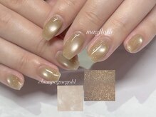 サンキューネイル(3Qnail)の雰囲気（シンプルだけどキラキラで60分でできる「フラッシュマグ」♪）