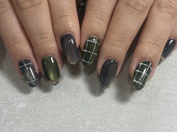 kaede担当 チェック柄